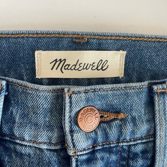 Madewell The Momjean in Stratfield Wash Rigid Denim - Size 26 - Picture 7 of 8